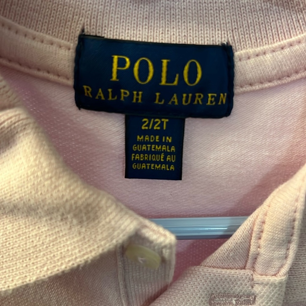 Ralph Lauren polo shirt - New with tags - toddler - size 2T - light pink